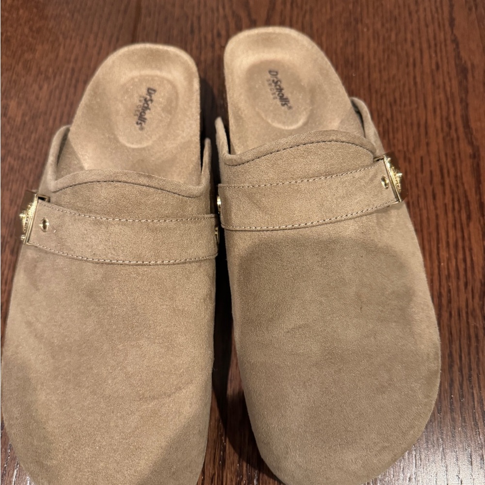 Dr. Scholl's Women's Tan Suede Slip-On Shoes